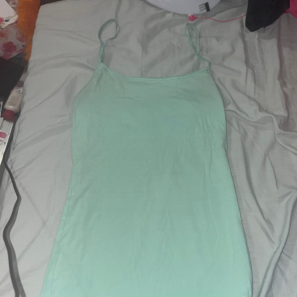 Teal tank top